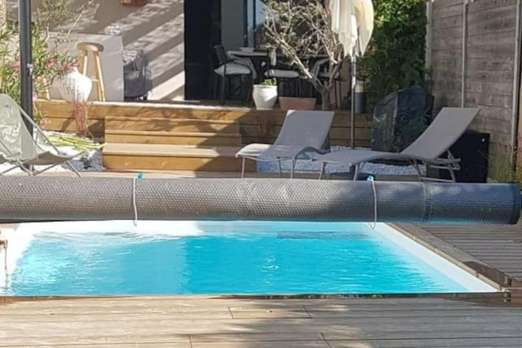 Villa Baliste Et Sa Piscine Aux Sables D'Olonne Chateau-d'Olonne Luaran gambar