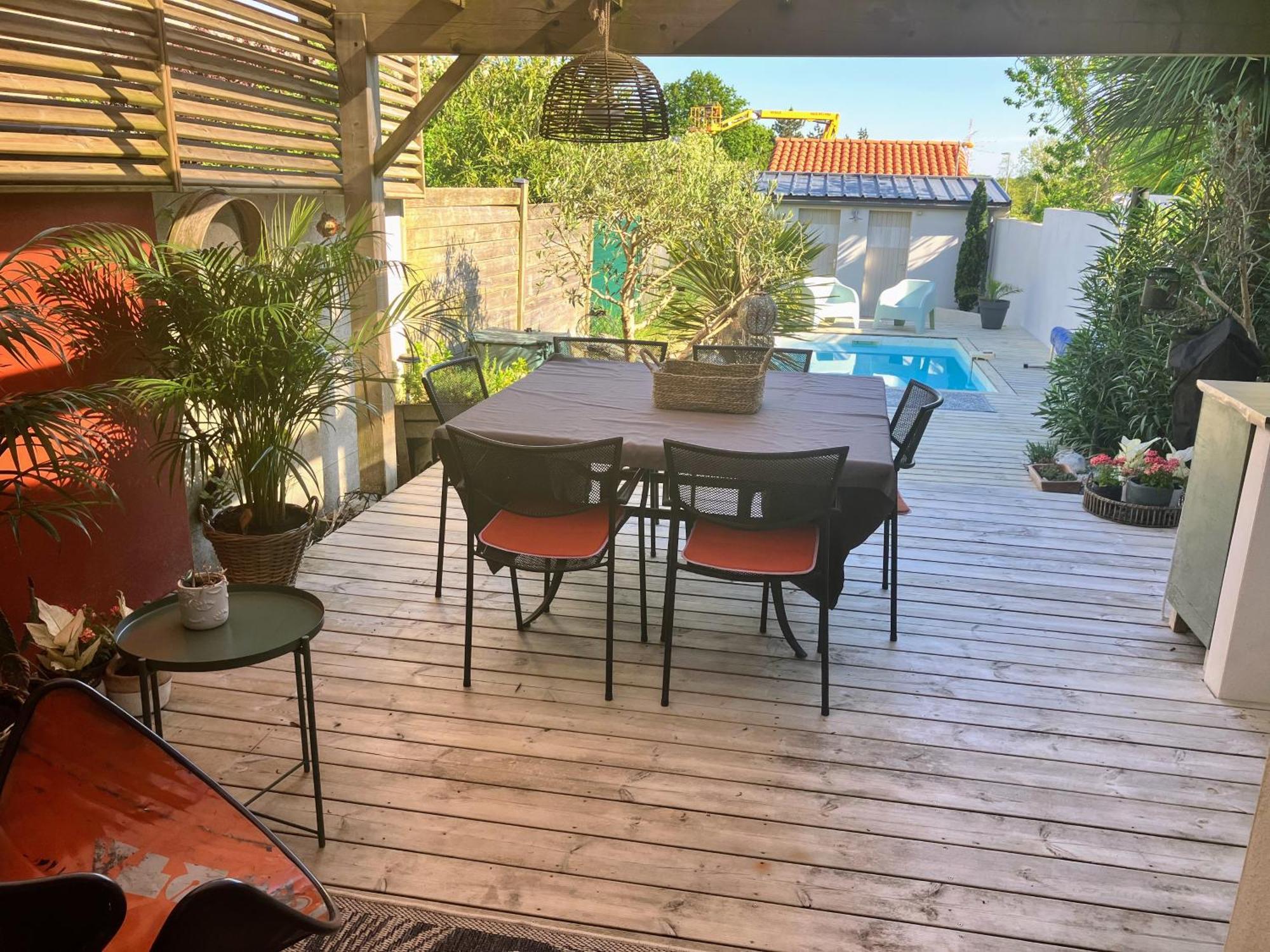 Villa Baliste Et Sa Piscine Aux Sables D'Olonne Chateau-d'Olonne Luaran gambar